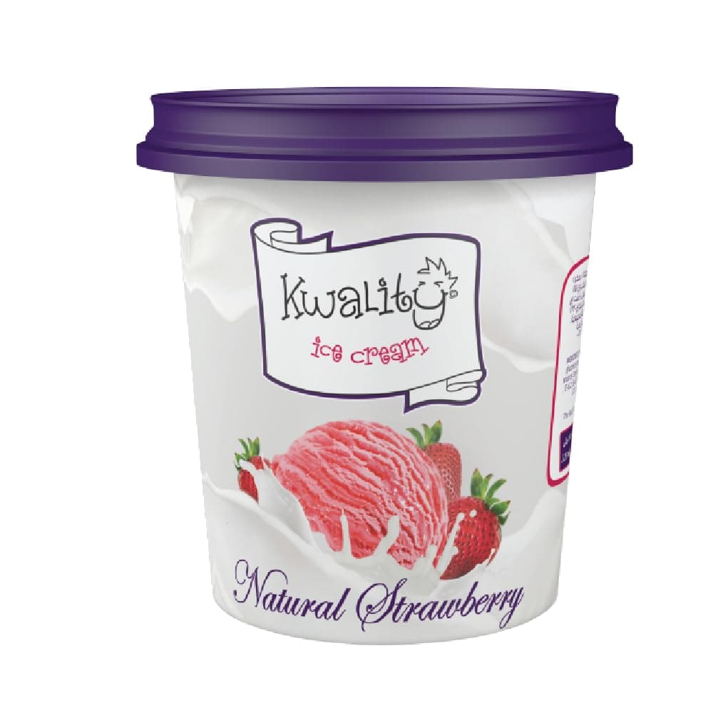 Kwality Strawberry Ice Cream 125 ml
