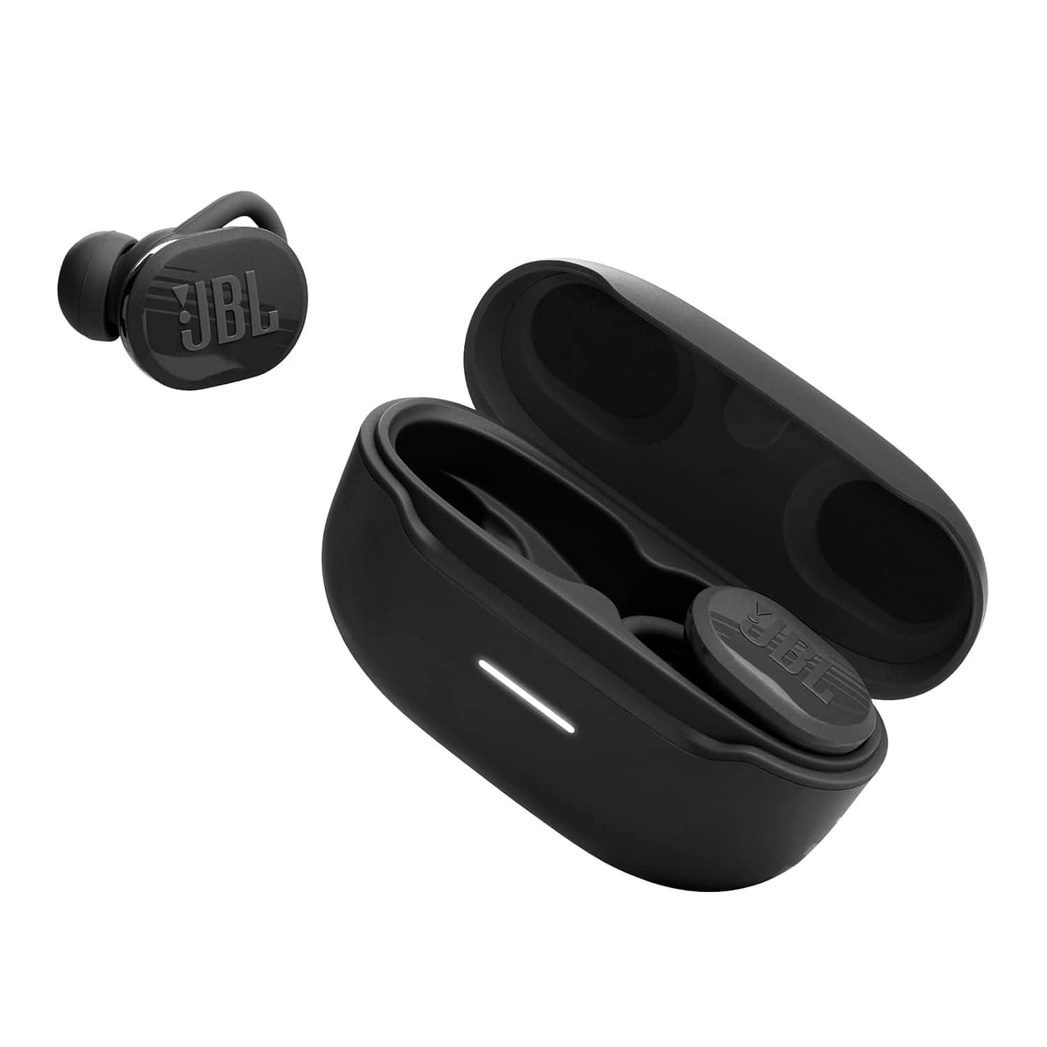 JBL Endurance Race 2, True Wireless Bluetooth Earbuds, 48 hrs Battery, IP68 Water and Dust Resistance, Noise Cancellation, Pure Bass Sound, Smart Ambient, Sports Modes, Black
