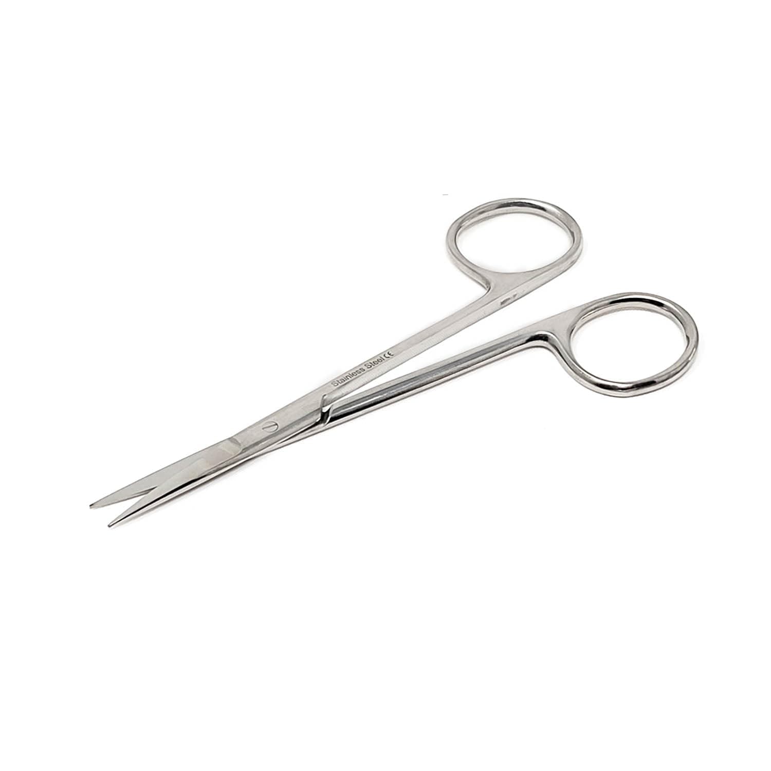 A2Z SCILAB Iris Micro Scissors 4.5'' Straight, Nurse Essentials Sharp First Aid Stainless Steel - Perfect for Doctors, Nurses, Paramedics Emergency Supplies Suitable Home, Car & Travel