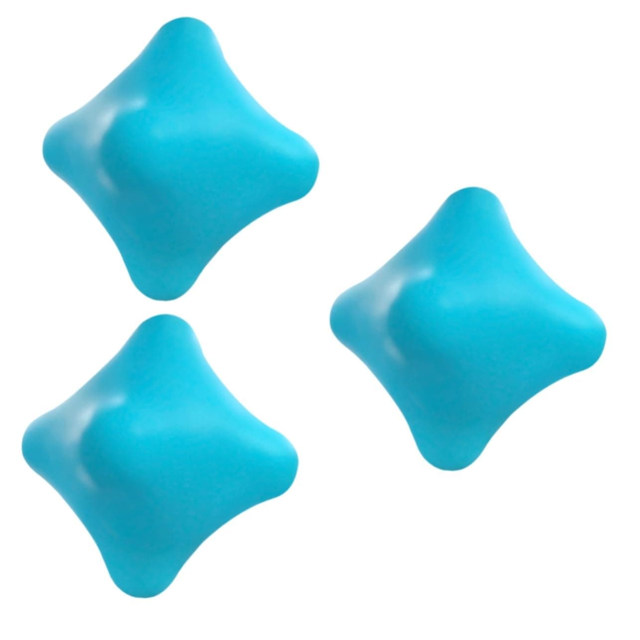 PLAFOPE 3pcs Silicone Massage for Neck and Foot Relief Muscle Relaxation and Exercise Multi-Purpose Deep Tissue Massage Tool for Fitness and Comfortable Grip Design