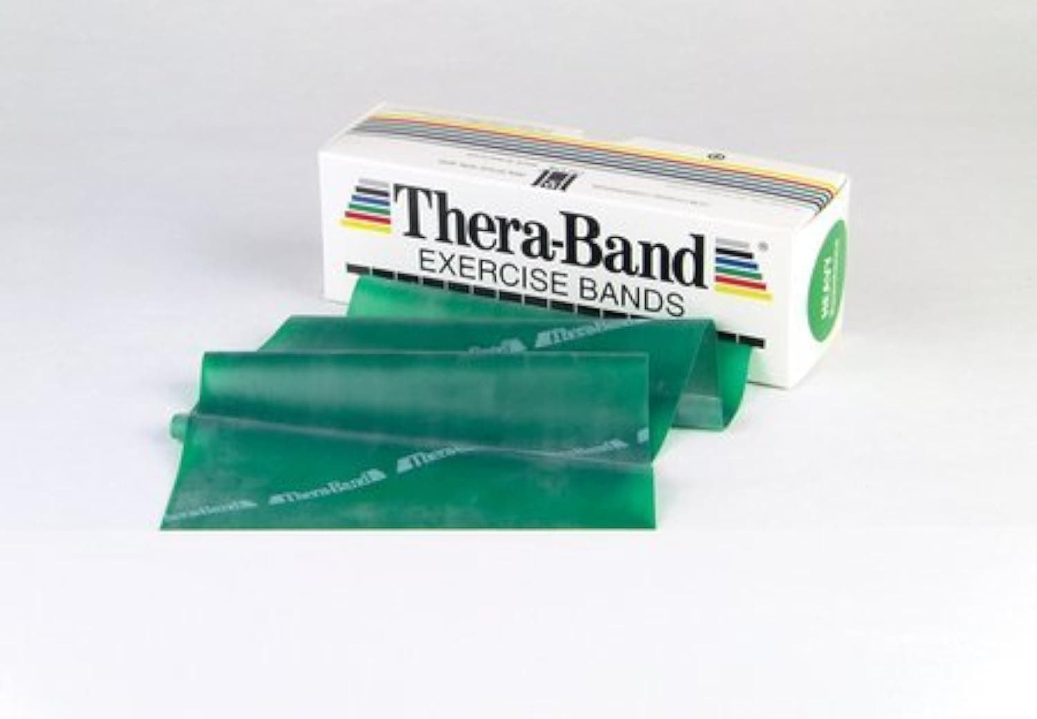 DSS Thera-Band Professional Resistance Bands 6-yard Box, Latex (Green Resistance Level 3)