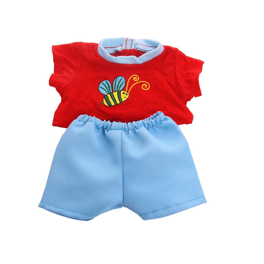 Clothes for 18" American Dolls Suits T Shirt Skirt Shorts Accessories for 17-18" Dolls 1 Set A