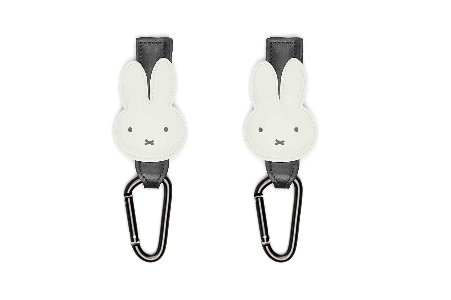 Miffy Buggy Pram Hooks Set of 2 (Easy to Attach Buggy Hooks, Sturdy for Bags and Accessories, Ideal for Relief When Shopping, Walking and Travel, Baby First Equipment)