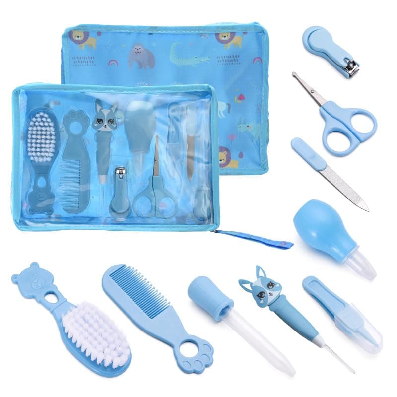 9 Piece Baby Health Care Set (Blue)