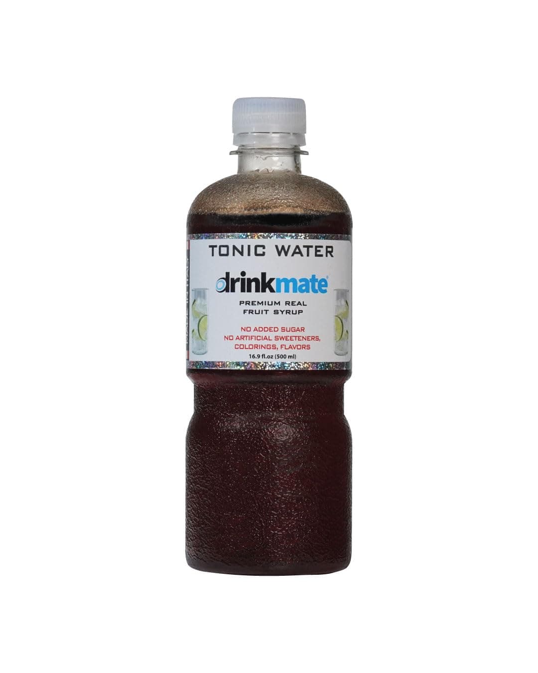 Drinkmate Premium Beverage Flavor Syrup, Made in Italy, Tonic Water Flavor, Low Sugar, Low Calories, 16.9 Ounces (Single Pack