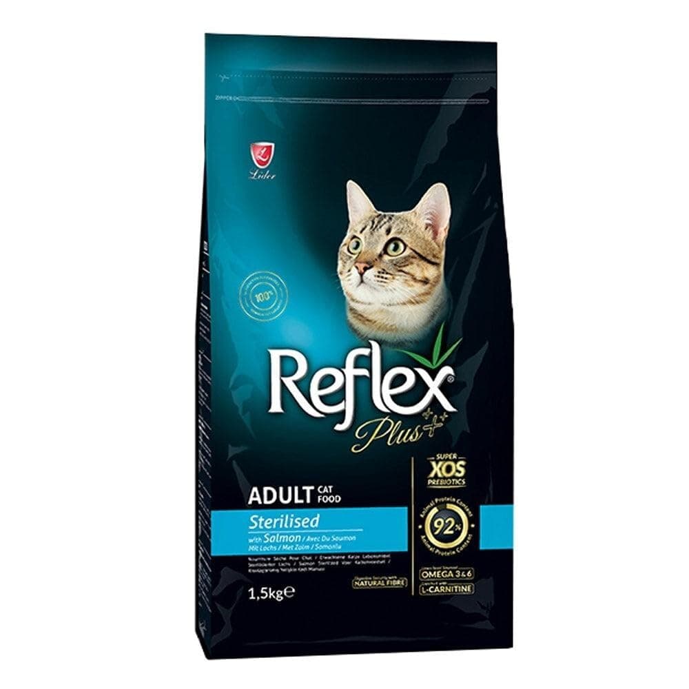 Reflex Plus Adult Cat Food Sterilised Salmon 8 Kg