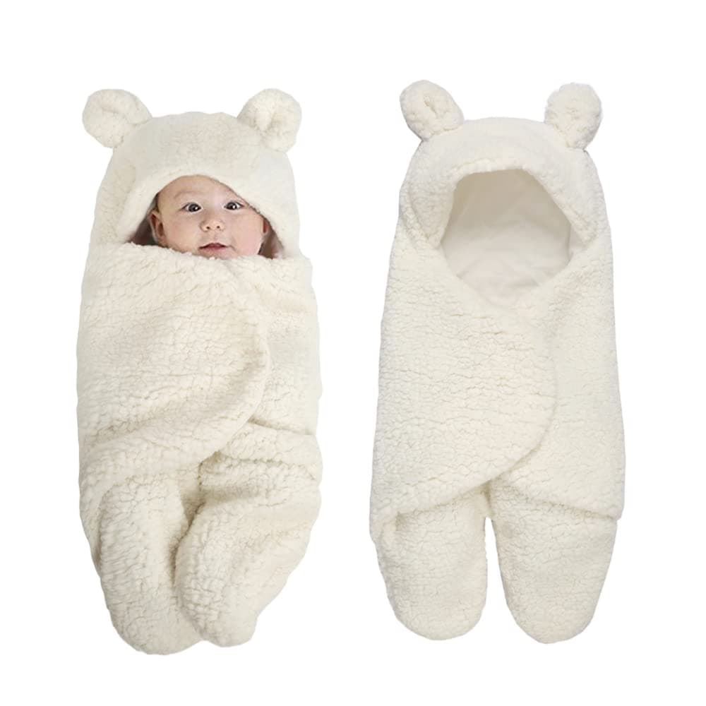 LinJie Baby Swaddle Wrap, Newborn Swaddle Blanket Sleeping Bag, Soothes The Fit 0-6 Months 100% Breathable Cotton Swaddlers Sleep Sack