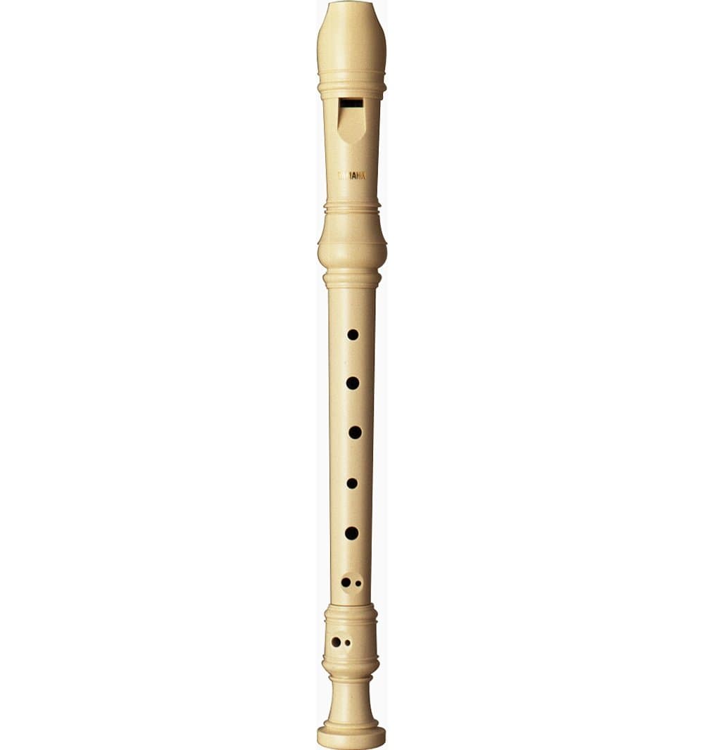 Yamaha Recorder, White, 14.00 x 2.00 x 2.00, YRS-24B