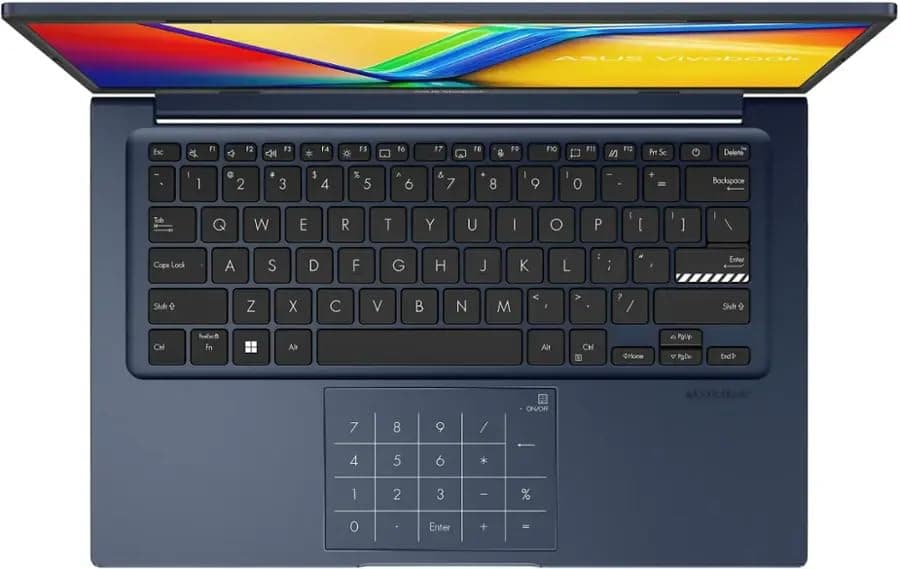 ASUS Vivobook 14 X1404ZA Slim Laptop with 14" FHD Display, Core i5-1334U Processor, 16GB RAM, 512GB SSD, Intel Iris Xe Graphics, Windows 11, Blue (Upgraded)