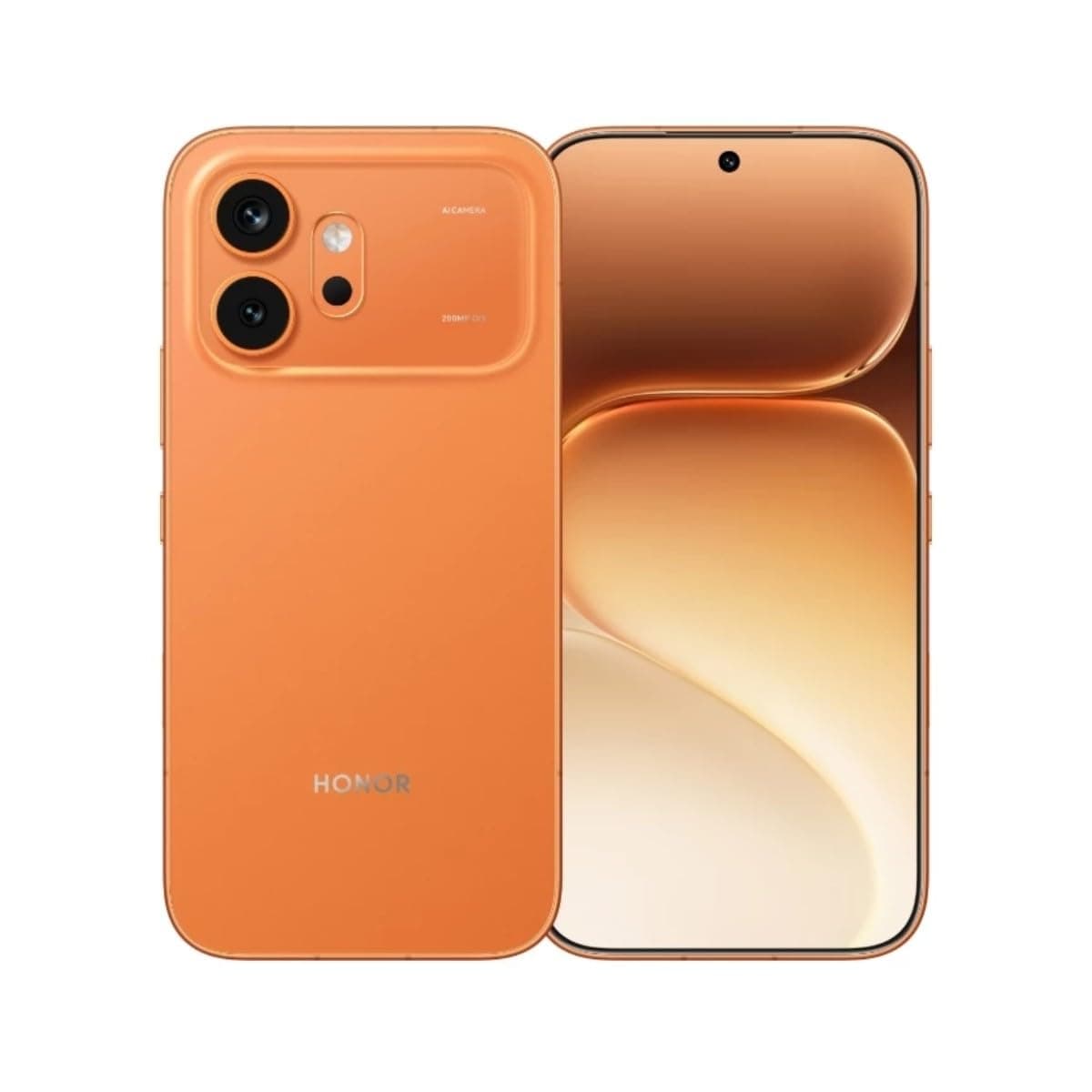 Honor 600 Dual-SIM 512GB ROM + 8GB RAM (GSM Only | No CDMA) Factory Unlocked 5G Smartphone (Orange) - International Version