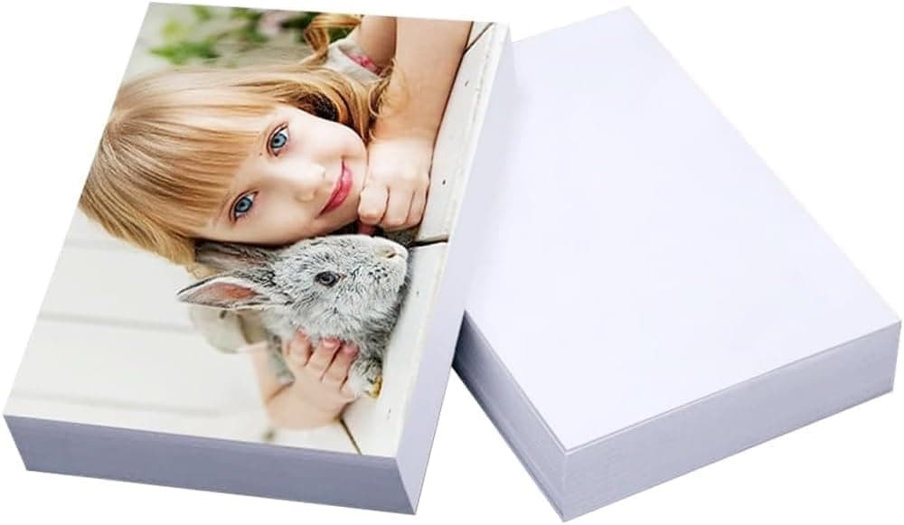 200 Sheets 4"x 6" 4R High Glossy photographic Paper Waterproof Professional Photo Paper Works with All Inkjet Printers 230gsm