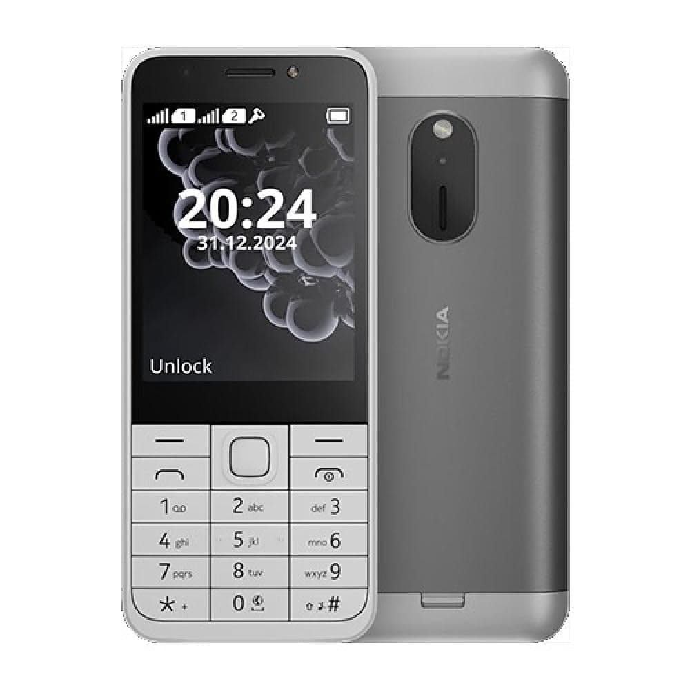 Nokia 230 Dual Sim - 2.8 Inch, 16Mb Ram, Gsm, Dark Silver