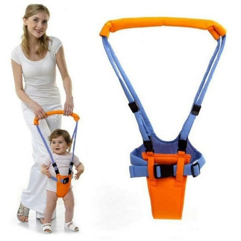 LinJie Toddler Walking Harness & Safety Leash,Baby Walking Harness Handheld,Baby Walker Assistant Belt,Child Walk Learning Trainer Tool for 7-24 Month Old,Learning Walking Rope with Safety Cuffs
