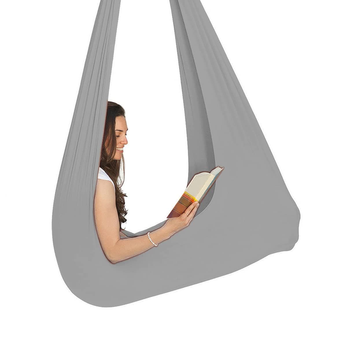 Sensory Swing for adults Therapy Swing for kids Indoor Soothing Calming Snuggle Hammocks durable fabric swing for Autism ADHD and Sensory Processing Disorder
