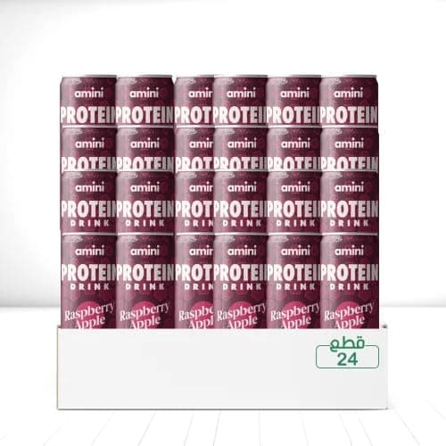 Pakt Amini Carbonated Protein Drink Berry & Apple Flavor 24 Pieces 330 ml