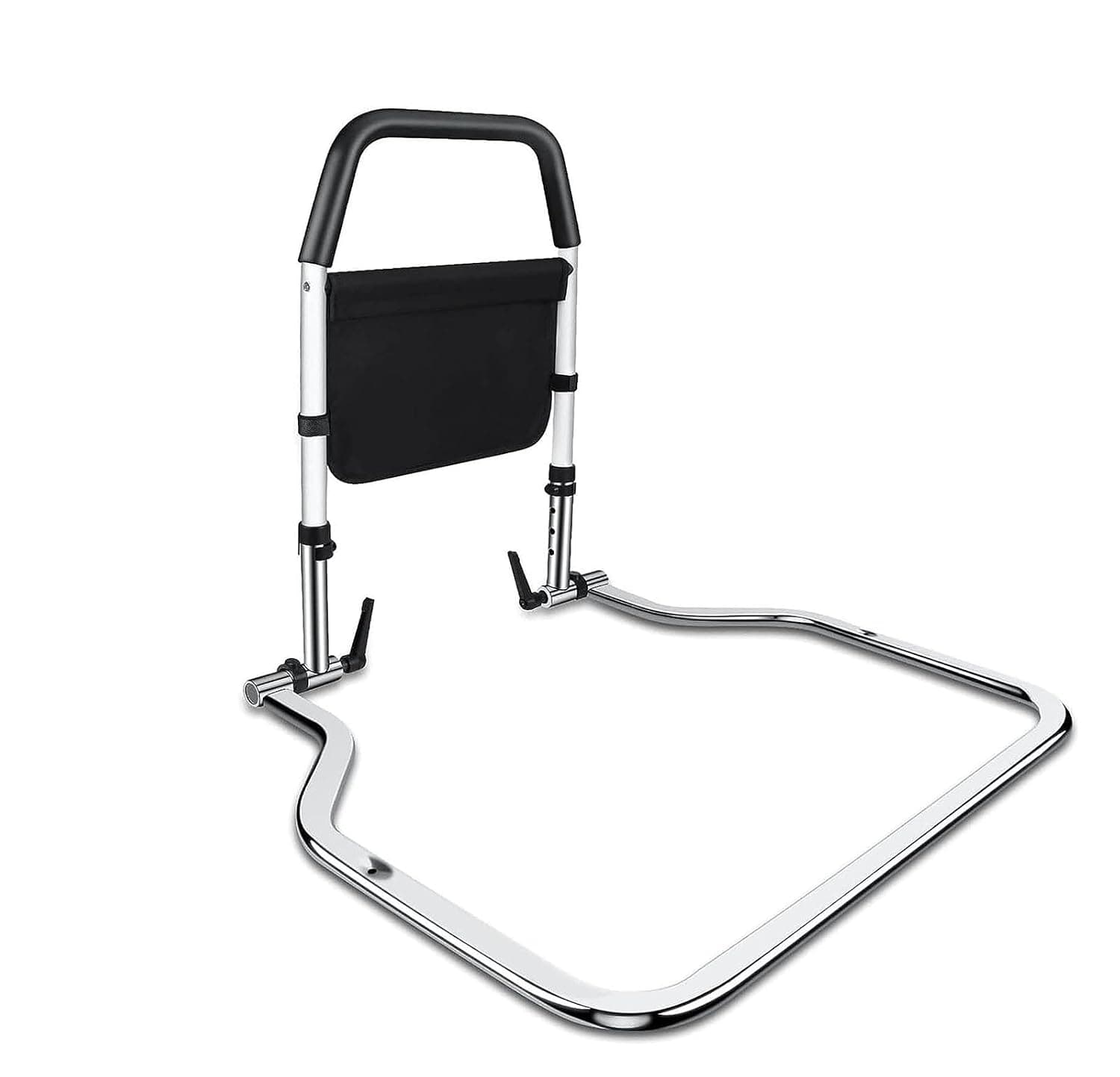 Foldable Bed Rail, Bed Assist Rail Safety Bed Handle,Fall Prevention Hand Guard Grab Bar, for Elderly Disabled Stop Falling out of Bed