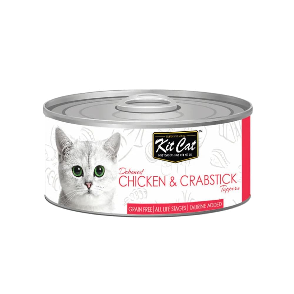 Kit Cat Deboned Wet Food Chicken Crabsticks 80g