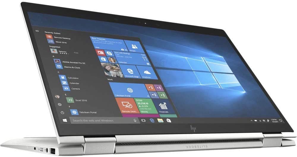 HP EliteBook X360 1040 G5 2-in-1 14" IPS Touchscreen Full HD FHD Business Laptop (Intel Quad Core i5-8250U, 8 GB DDR4 RAM, 256GB M.2 SSD) Backlit, Windows 11 Pro (Renewed)