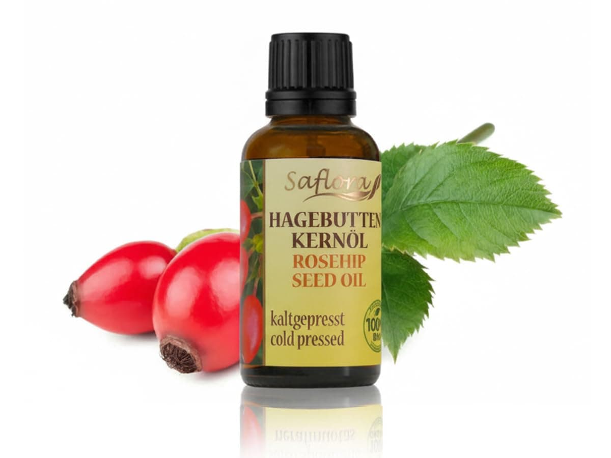 Rosehip Oil Cold Pressed from Wild Harvested Rosehip Seeds 30 ml - Rosa Canina