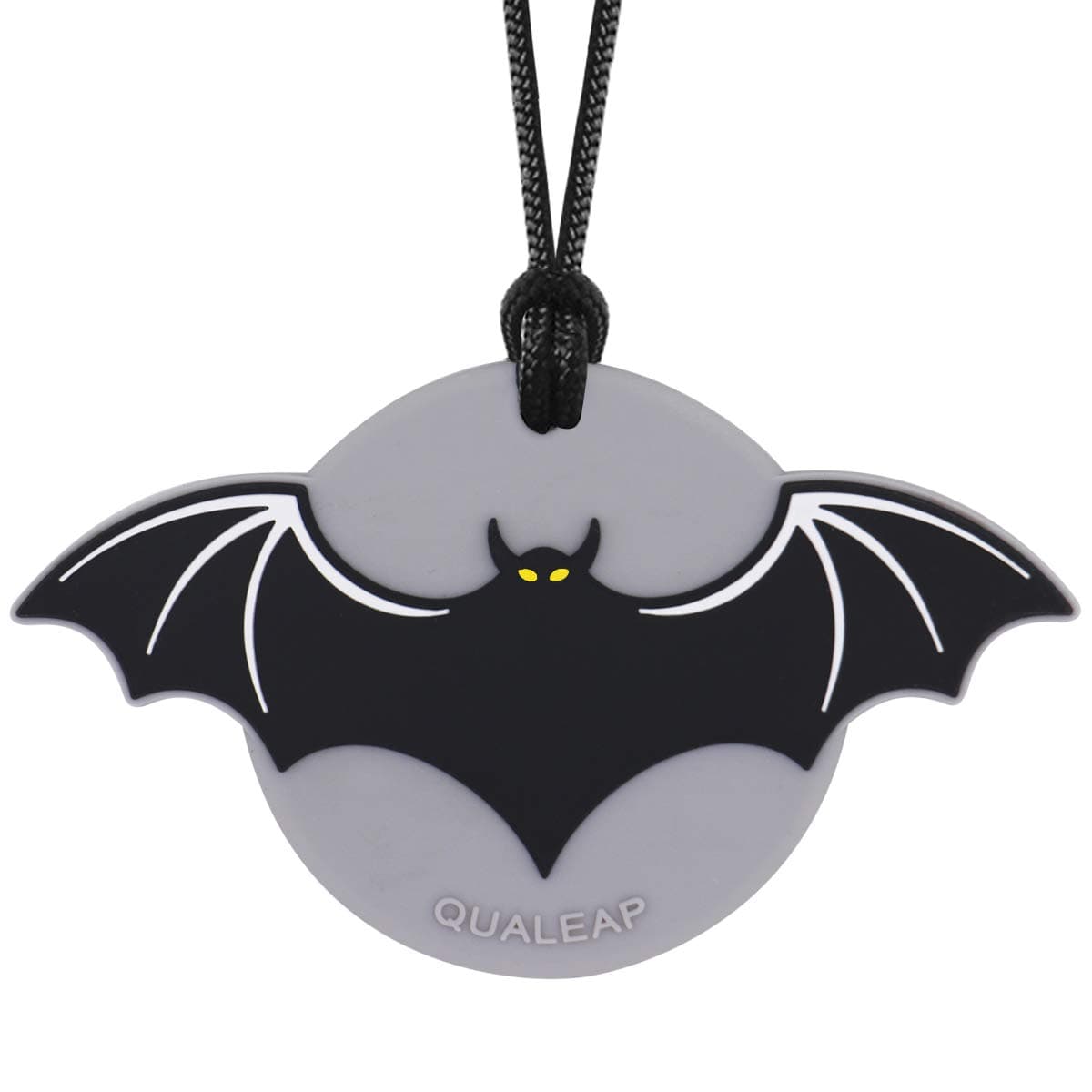 Bat-Man Chew Necklace for Kids, Boys or Girls - Sensory Oral Motor Aids Teether Toys for Autism, ADHD, Baby Nursing or Special Needs- Reduces Chewing Biting Fidgeting for Kids Adult Chewers