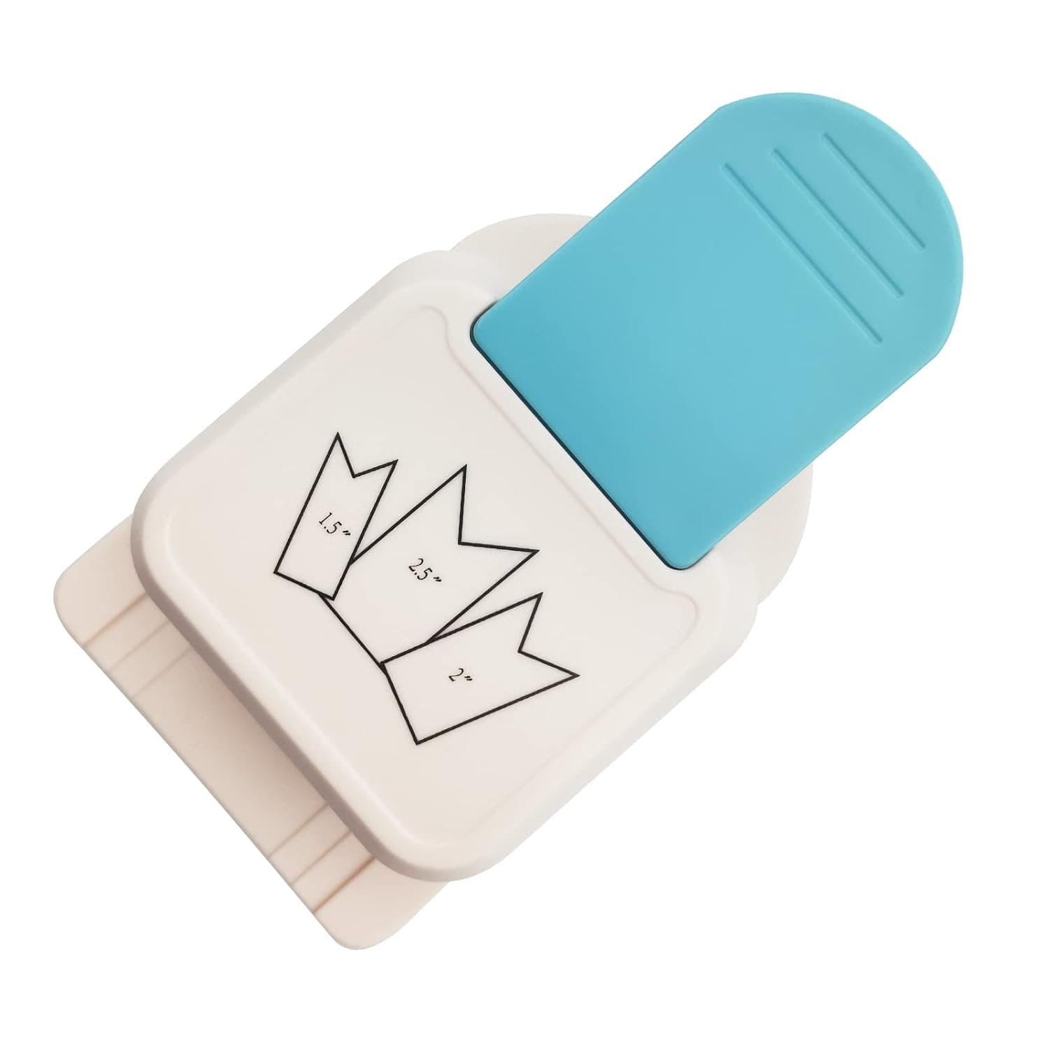 Punch Tag Top Punch Straight 1.5, 2 or 2.5 Inch Gift Tag Paper Punches for Scrapbooking Craft Perfurador DIY Puncher (Style B) | 3 in 1 Craft Tag Punch, 1.5/2/2.5 Inch Gift Tag Paper Punches for DIY Projects, Card Making, Scrapbooking, Craft, Perfurador