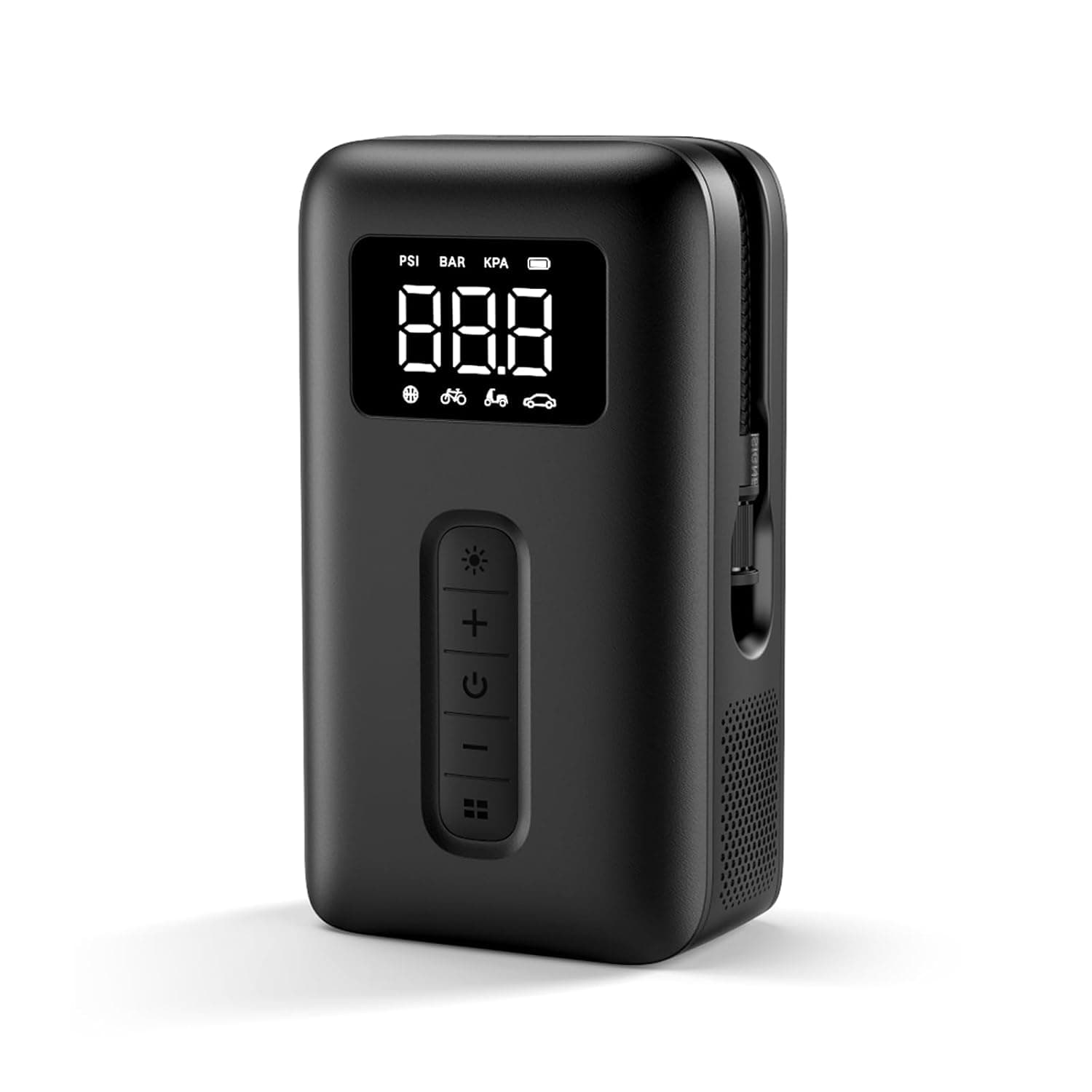 UGREEN Portable Air Compressor, Digital Tire Pressure Detection Air Pump Tyre Inflator with LED Light (Max 150 PSI) Auto Shut Off Electric Pump for Car, Bike, Ball, etc