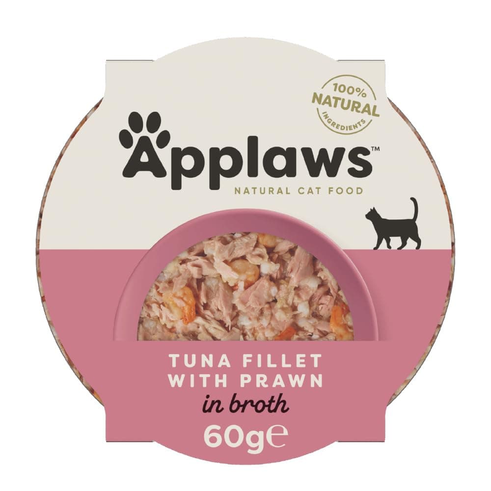 Applaws Cat Wet Food Pots Tuna & Prawn Broth 60g