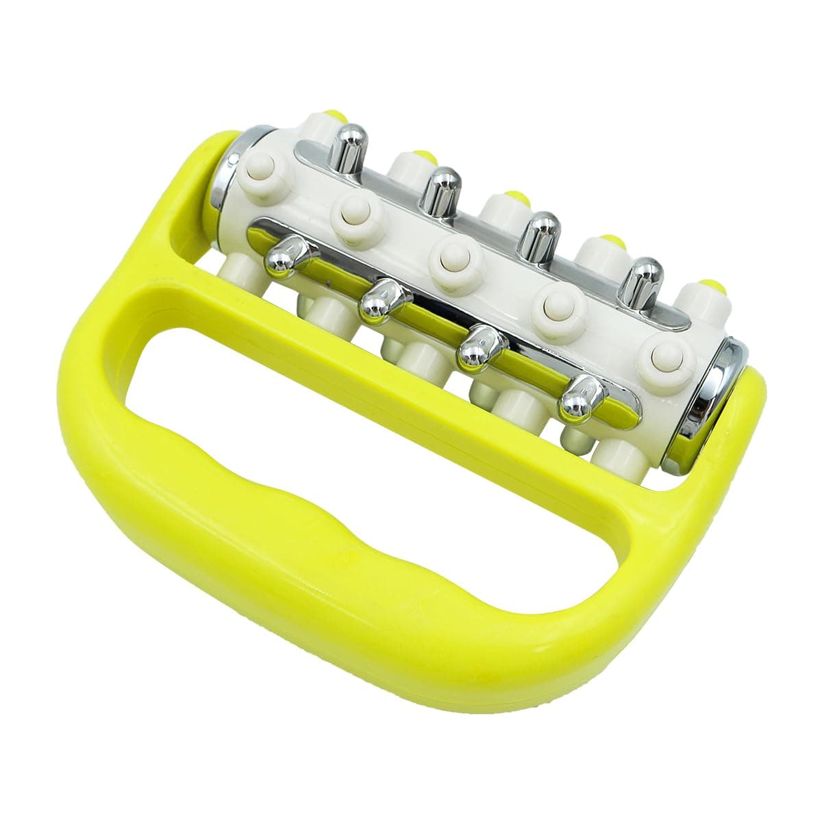 Mini Muscle Massage Roller Deep Tissue Myofascial Relaxation Anti Cellulite Massager Trigger Point Tool Yellow
