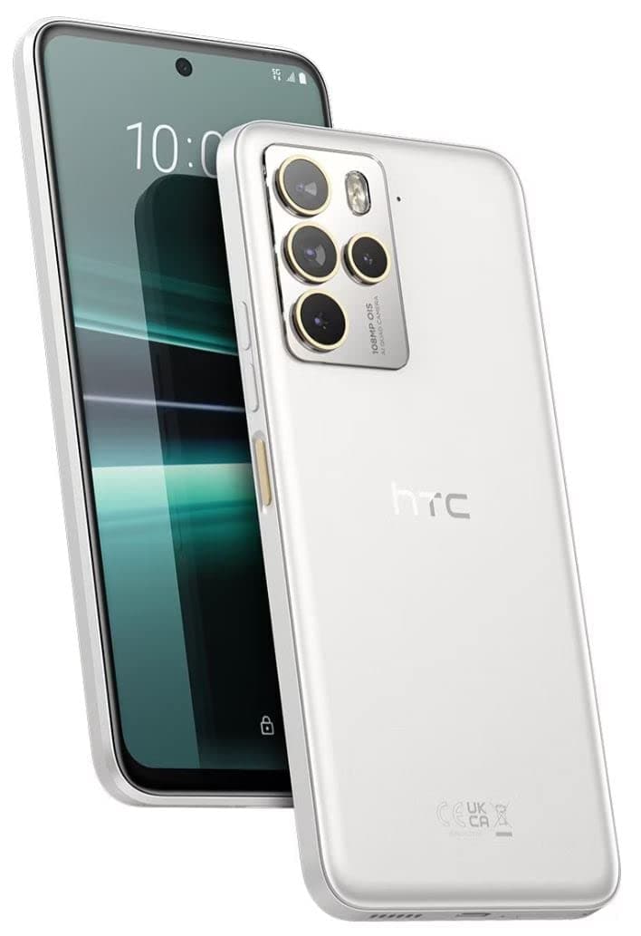 HTC U23 Pro Dual SIM 256GB ROM + 12GB RAM (GSM Only | No CDMA) Factory Unlocked 5G Smartphone (Snow White) - International Version