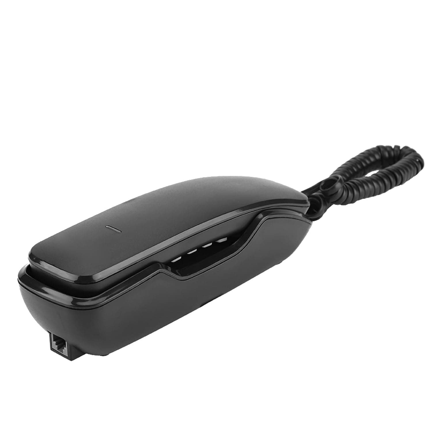Generic Anti Interference Wall Telephone Pause Function Last Number for Work Environment (Black)