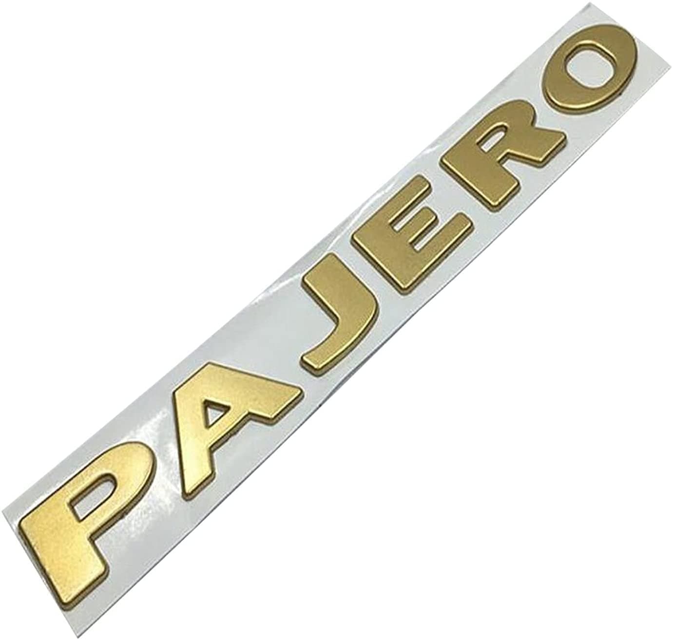 Car Emblem Compatible for Mitsubishi Pajero - Steering Wheel, Front and Rear Trunk Logo Sticker - ABS Interior Accessories