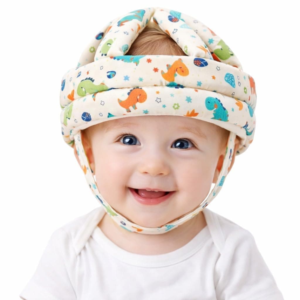 Baby Fall Protector, Baby Safety Helmet for Crawling and Walking, Baby Head Guard for Boys and Girls (Fit for 6 to 20 Months)