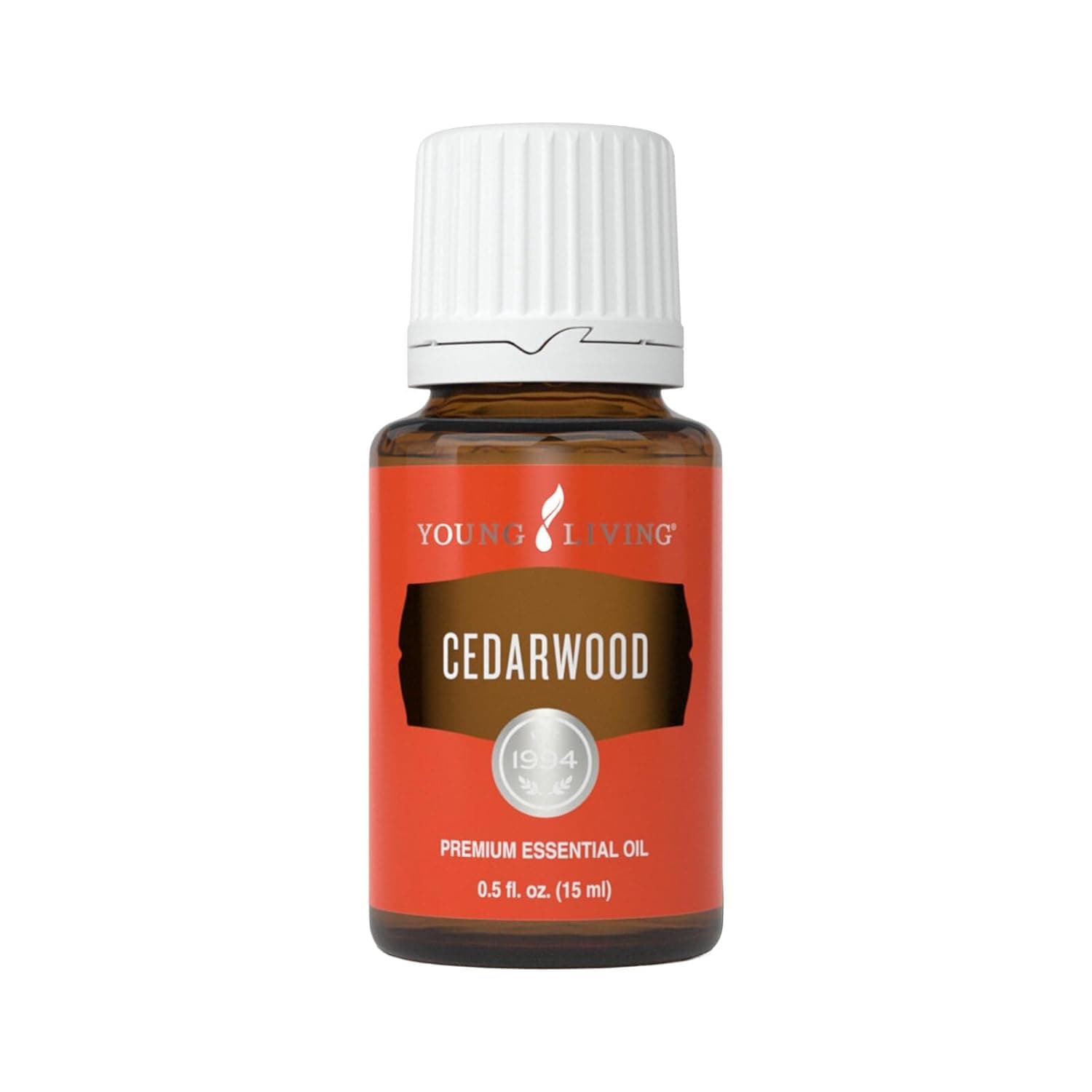 Cedarwood Essential Oil 15ml by Young Living Essential Oils for Healthy Skin, Hair, and Scalp, Unlock the Power of Pure, Calming, and Soothing Cedarwood Oil