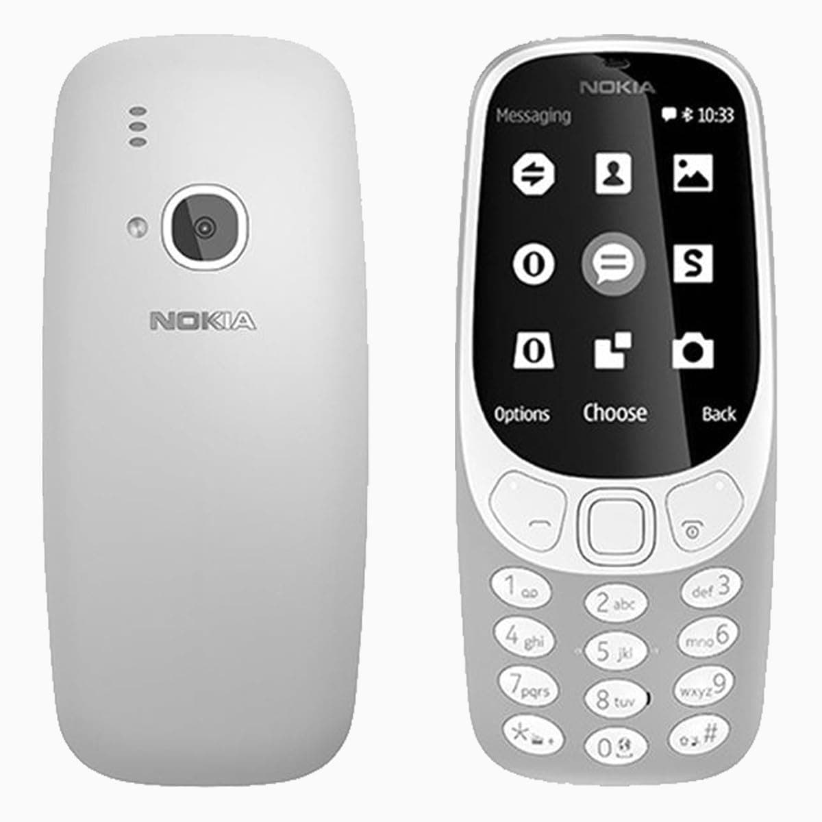 Nokia 3310 (2017) Single-SIM 16MB (GSM Only | No CDMA) Factory Unlocked 2G Cellphone (Grey) - International Version
