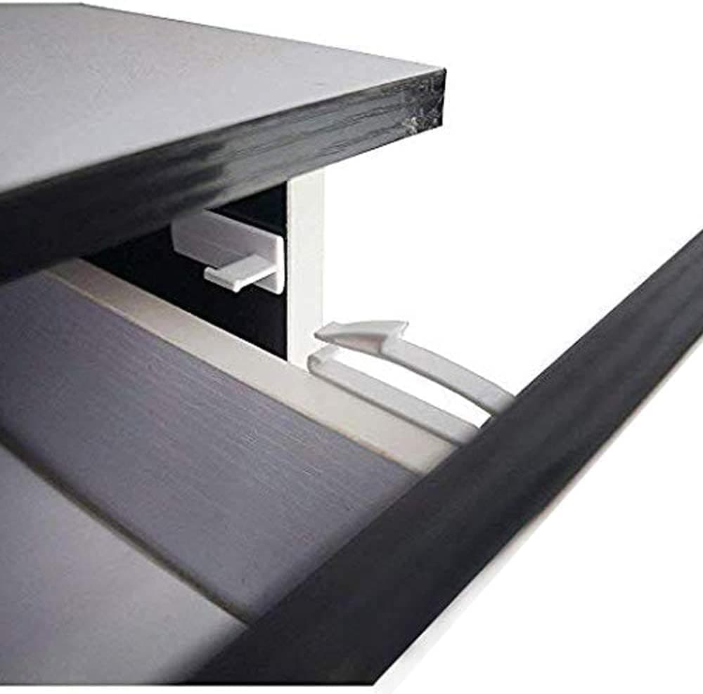 X spring Child Safety Drawer Locks, 4 Pcs Invisible Cabinet Latches with Strong Adhesive for Baby Proofing, Secure Drawer Lock for Kitchen and Nursery, Toddler Safety Essential