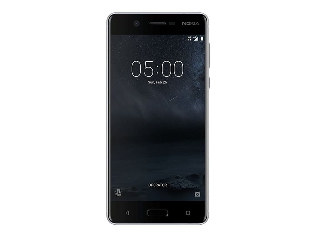 Nokia 5 DUAL-SIM 16GB ROM + 2GB RAM (GSM Only | No CDMA) Factory Unlocked 4G/LTE Smartphone (Silver) - International Version