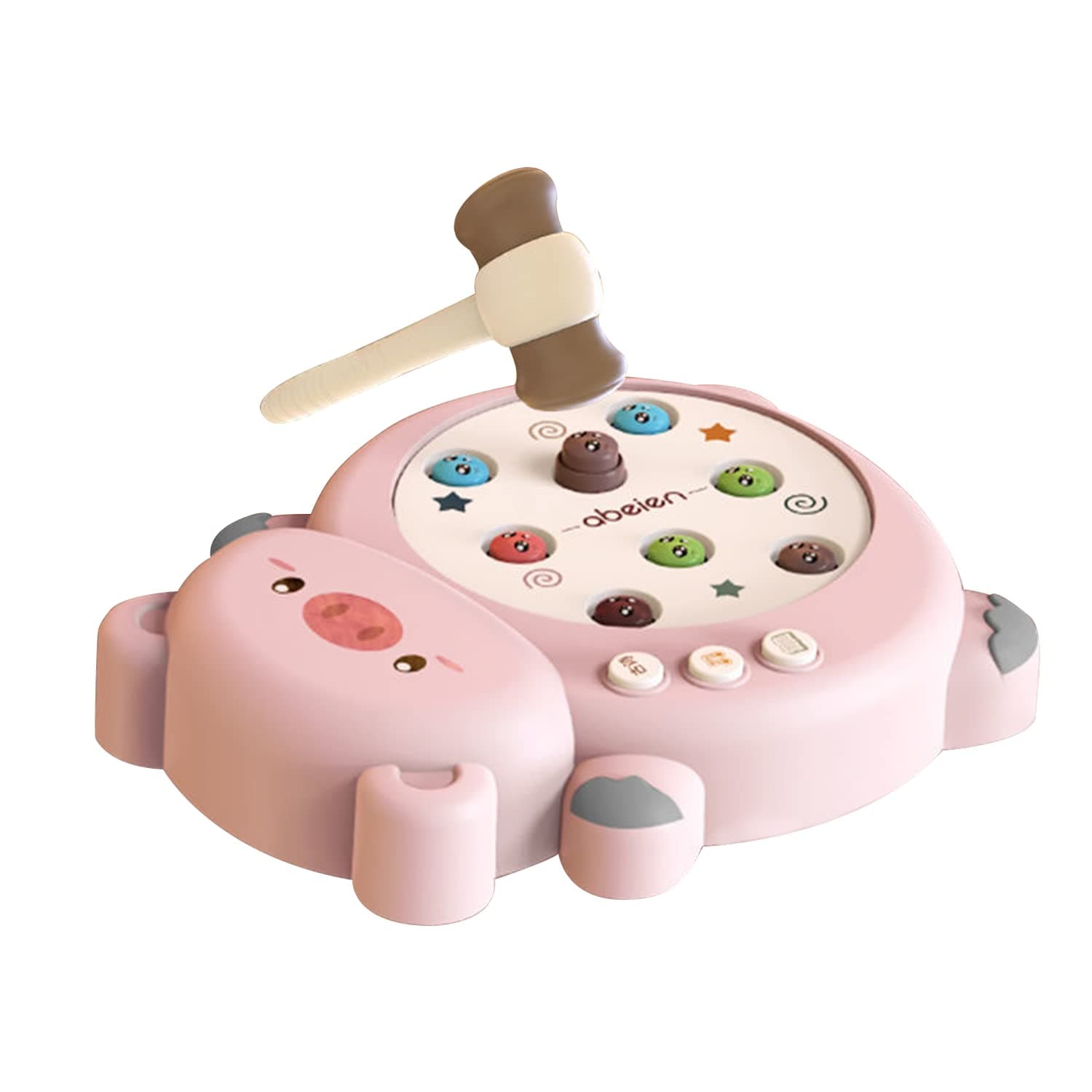 Mumoo Bear Whack A Mole Game Toys,Interactive Educational Pounding Toys for Toddlers with Music, Learning Educational Gift,Waka Mole Game for Toddlers 1 2 3 4 5 Year Old