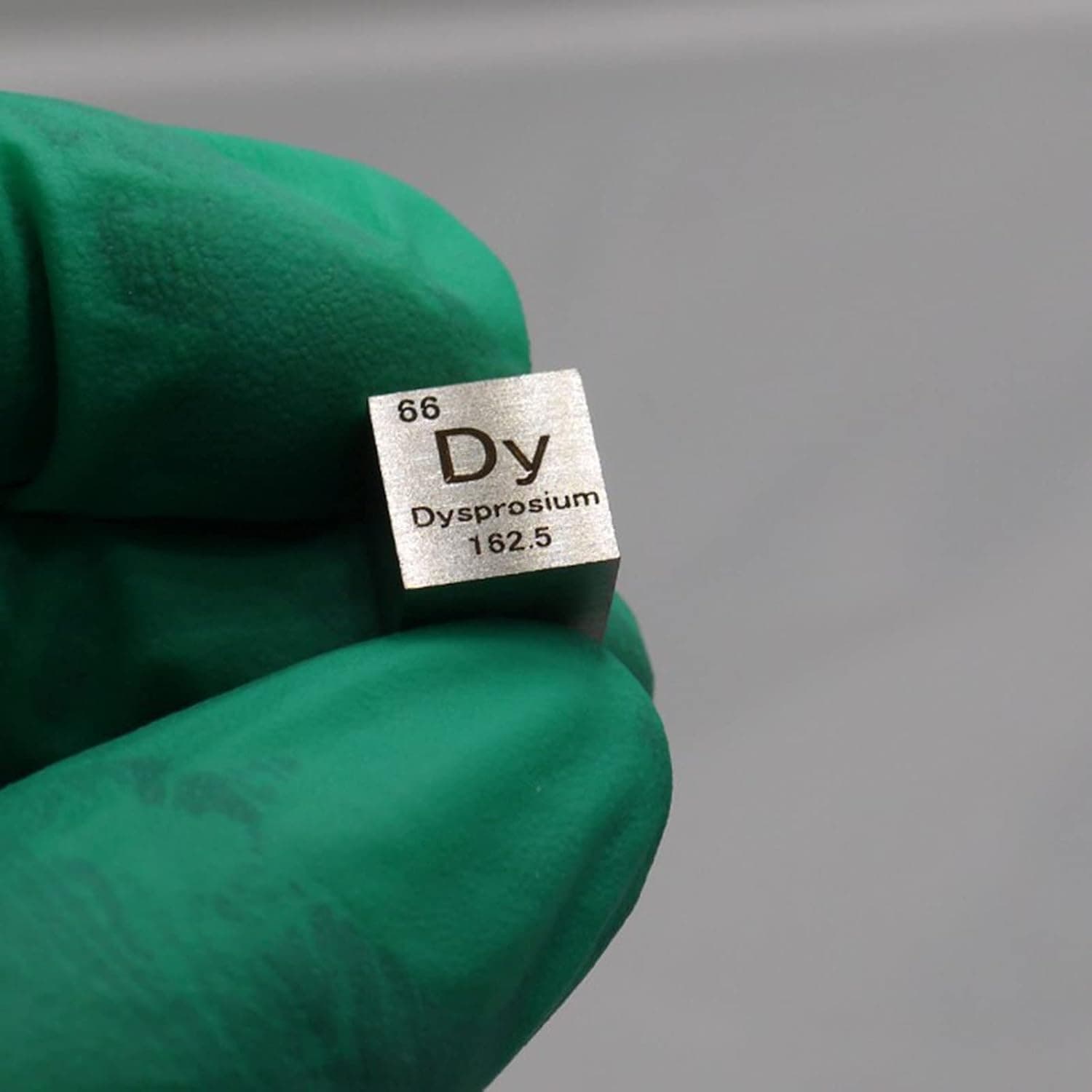 Dysprosium 10mm Density Cube for Element Collections Lab Experiment Material Hobbies Simple Substance Block Display DIY 1pcs