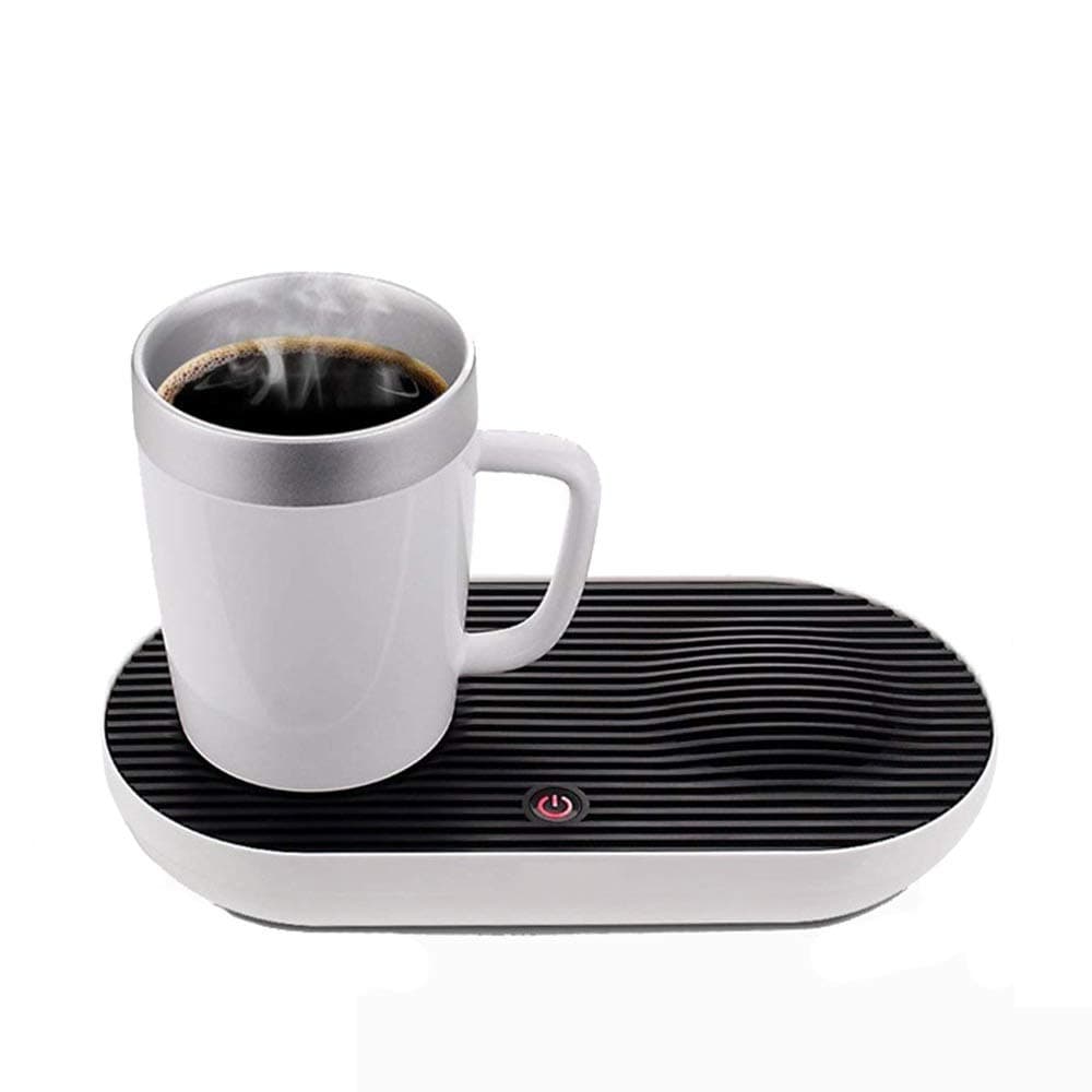 Jiulnn White Smart Cold Warm Cup Fast Hot and Cold Coaster Cooling Heating Insulation Cold Desktop Office Home Creative Gifts