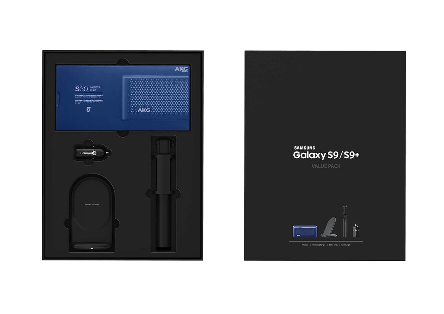 شاحن من سامسونج لاسلكي، متوافق مع الهواتف المحمولة، بمنفذين