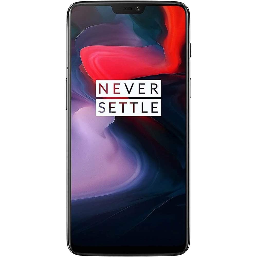 OnePlus 6 A6003 Dual-SIM (128GB Storage | 8GB RAM) (GSM Only, No CDMA) Factory Unlocked 4G Smartphone (Midnight Black) - International Version