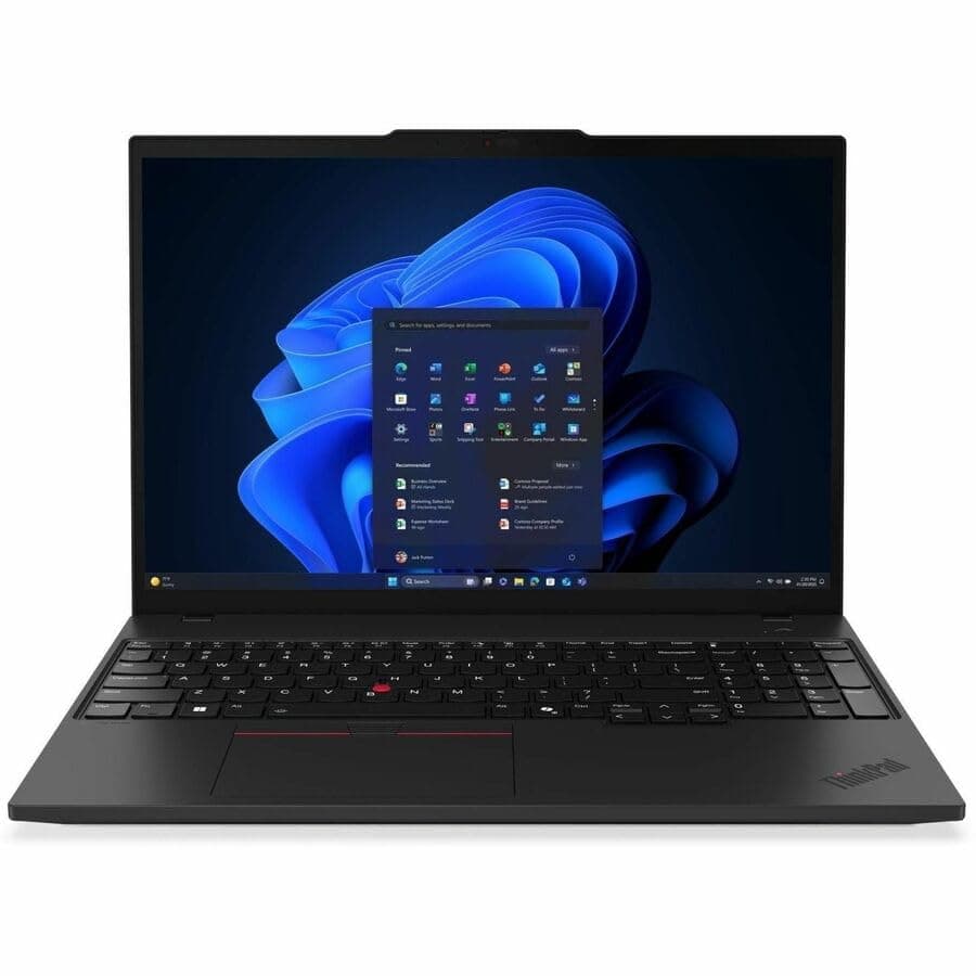 Lenovo ThinkPad T16 Gen 4 21QN0046US 16" Touchscreen Copilot+ PC Notebook - WUXGA - AMD Ryzen AI 7 PRO 350-32 GB - 512 GB SSD - English Keyboard - Black
