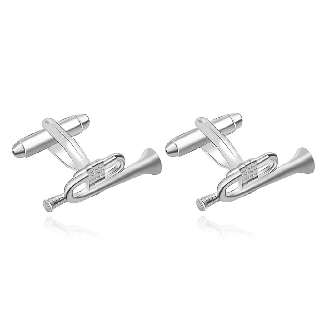 Men'S Shirt Pure Copper Metal Musical Instrument Cufflinks Cufflinks Button Cufflinks Wedding Party Accessories