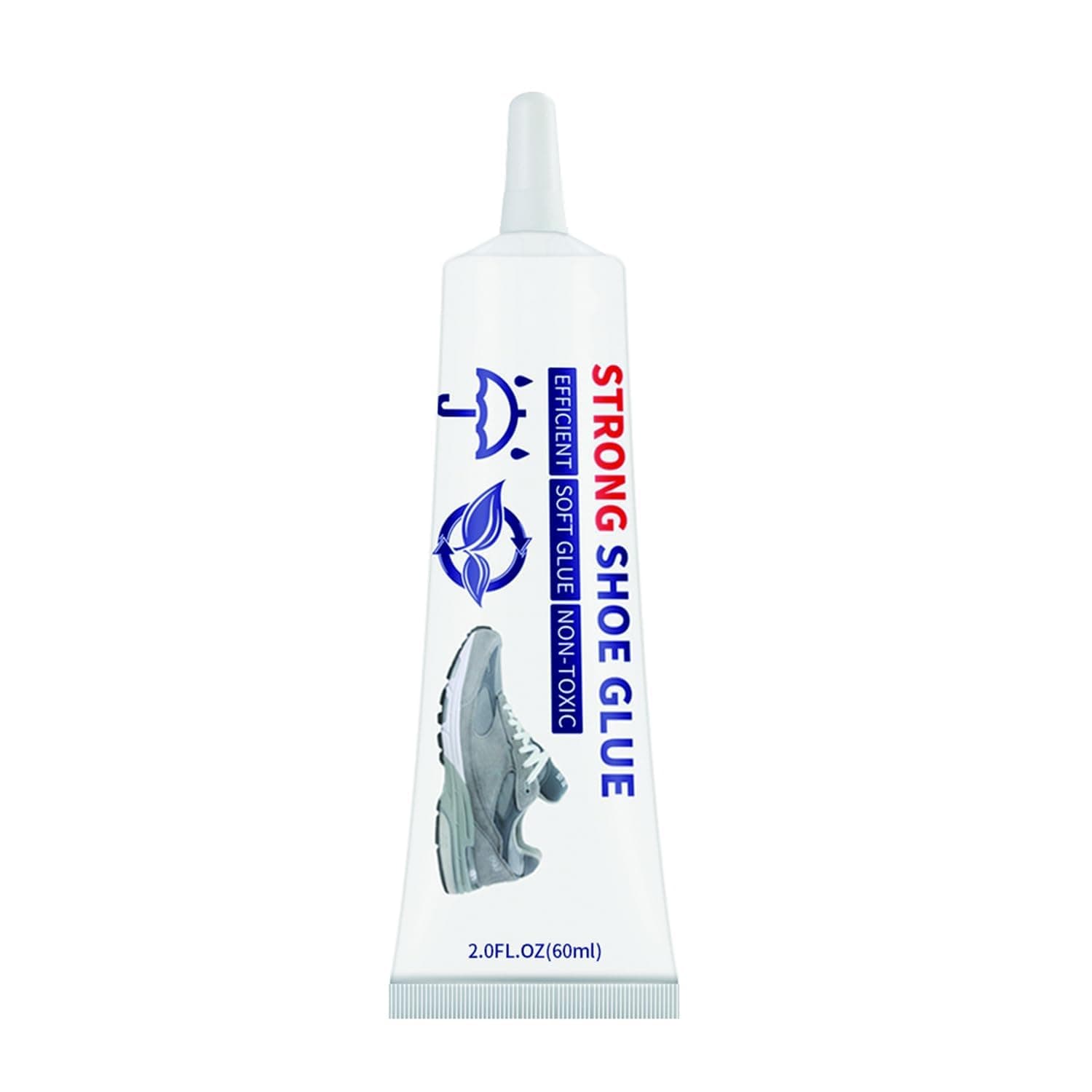 waterproof shoe repair glue Super Adhesive Clear with Precision Tip for Footwear, Transparent Sealant Crack Waterproof Resistant Sole Repair for Sports Shoes Climbing Shoes Leather Bags 2 Fl Oz, 60ml
