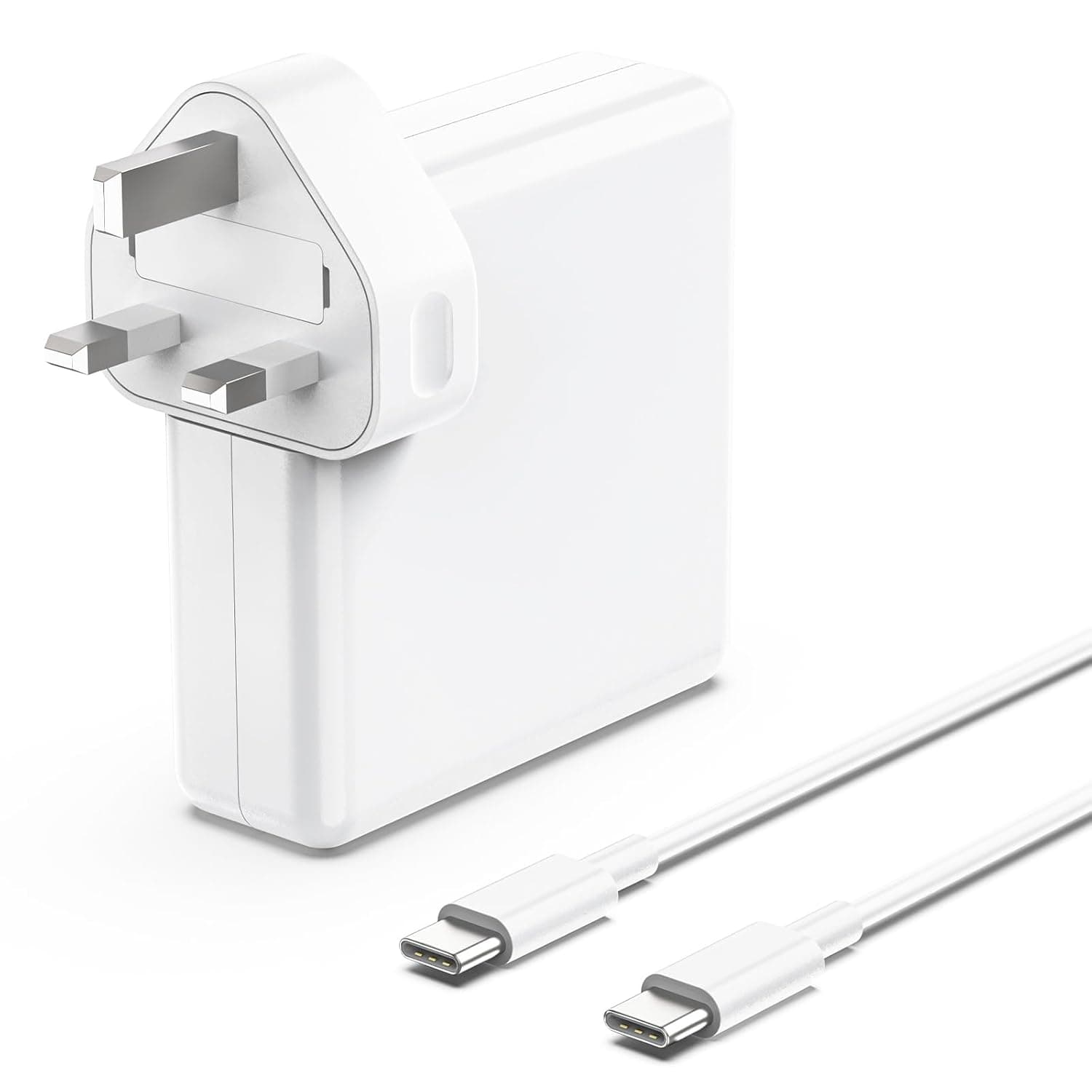 96W USB C Macbook Charger Compatible with MacBook Pro 13/14/16 inch 2025-2020 MacBook Air 13/15 inch 2025-2019 iPad Pro/Air 13 12.9 11 inch and More Type-C Power Adapter Charging