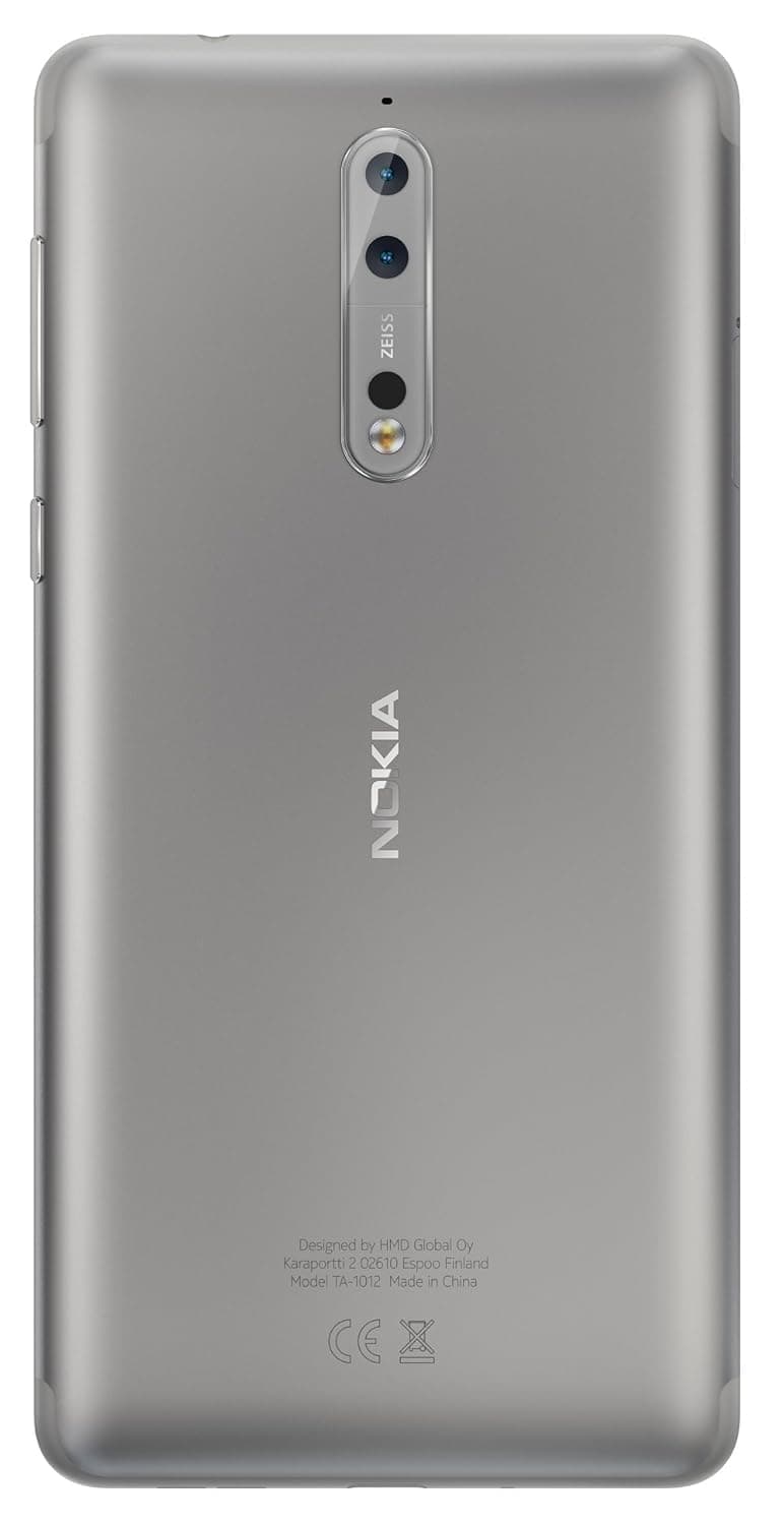 Nokia 8 Dual SIM - 64GB, 4GB RAM, 4G LTE, Steel