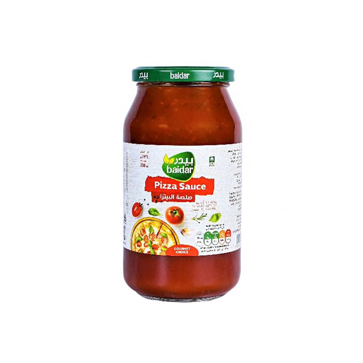 Baidar Pizza Sauce, 236 Ml, Red