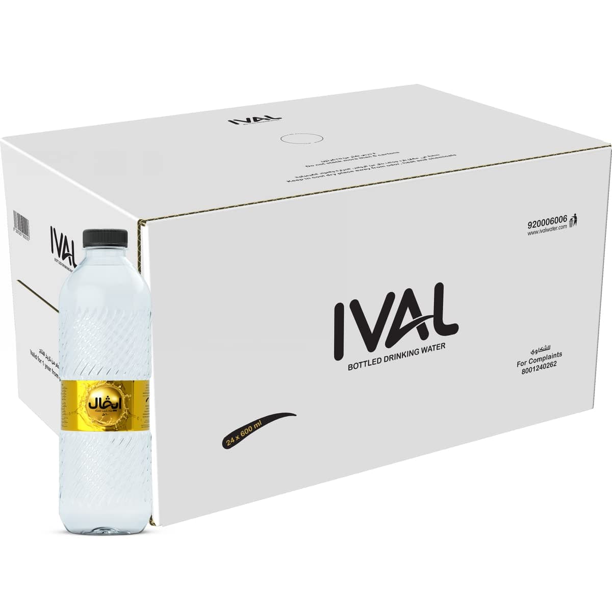 IVAL Water - 24 x 600 ML