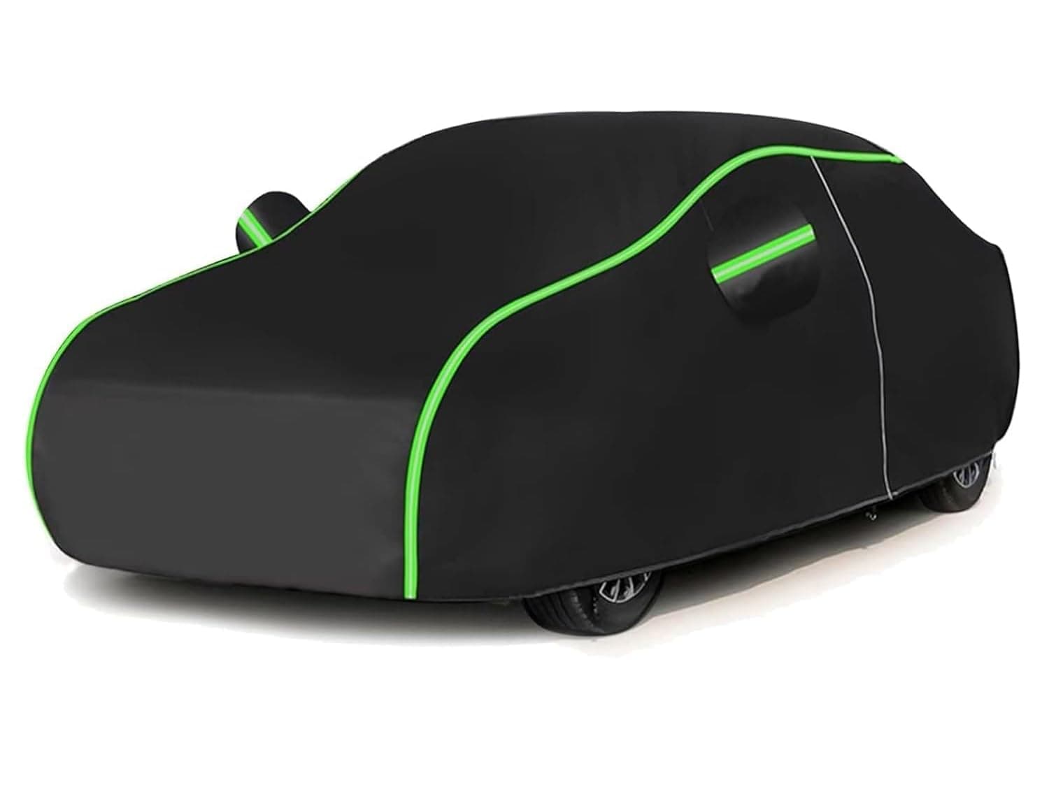 Car Cover Waterproof All-Weather, Full Vehicle Protection from Rain,Sun and UV, Anti-Fouling with Side Zipper,Eco-Friendly Material,Universal Fit for Most Sedan and SUV Models