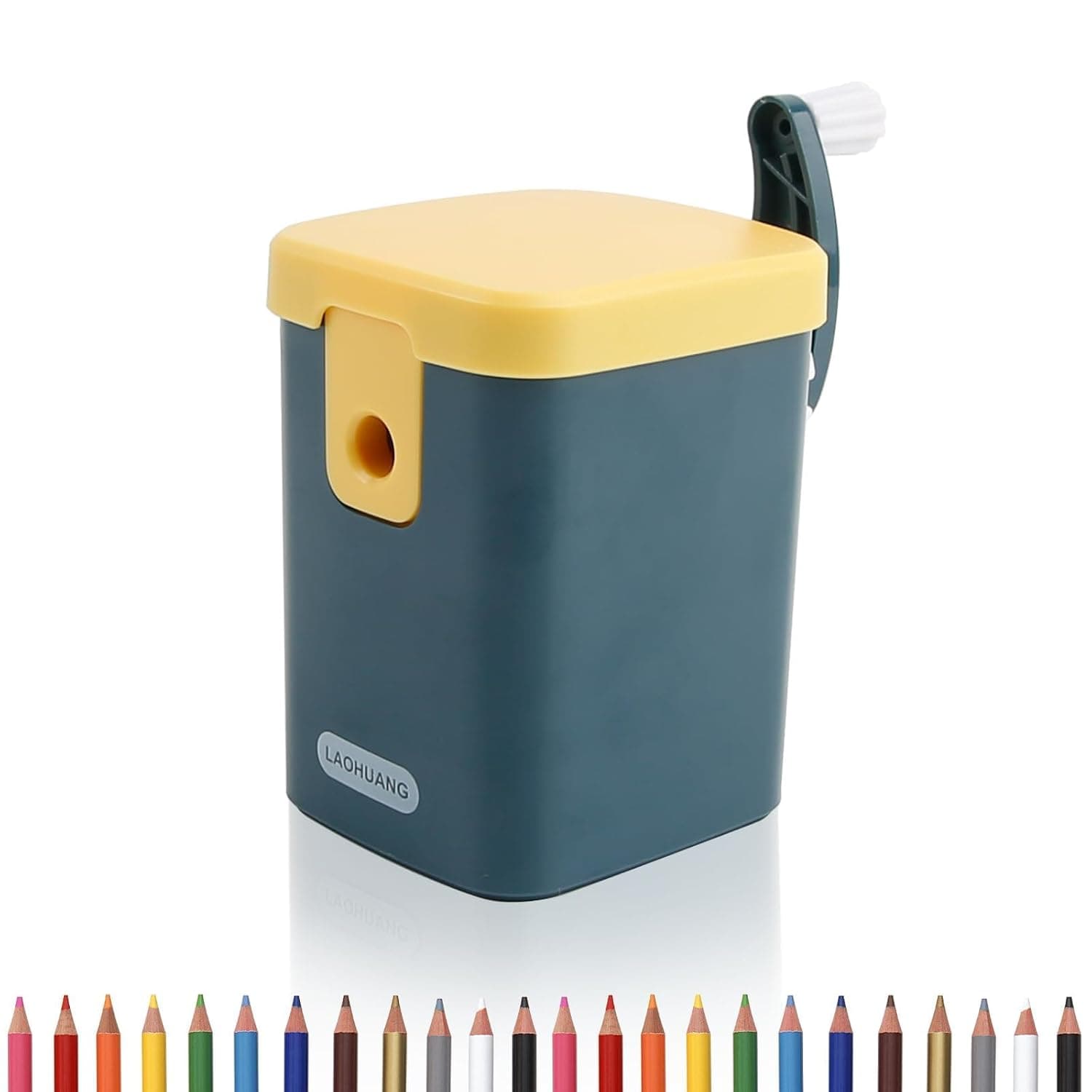 X spring Manual Pencil Sharpener, Portable Handheld Pencil Sharpener Tool, Reliable Sharpening Device for Students Artists Teachers Office Workers